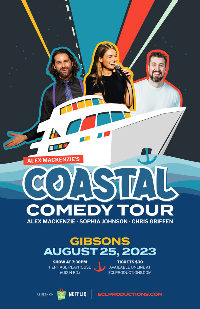 Coastal Comedy Tour Poster