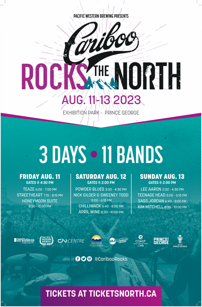 Cariboo Rocks the North Poster