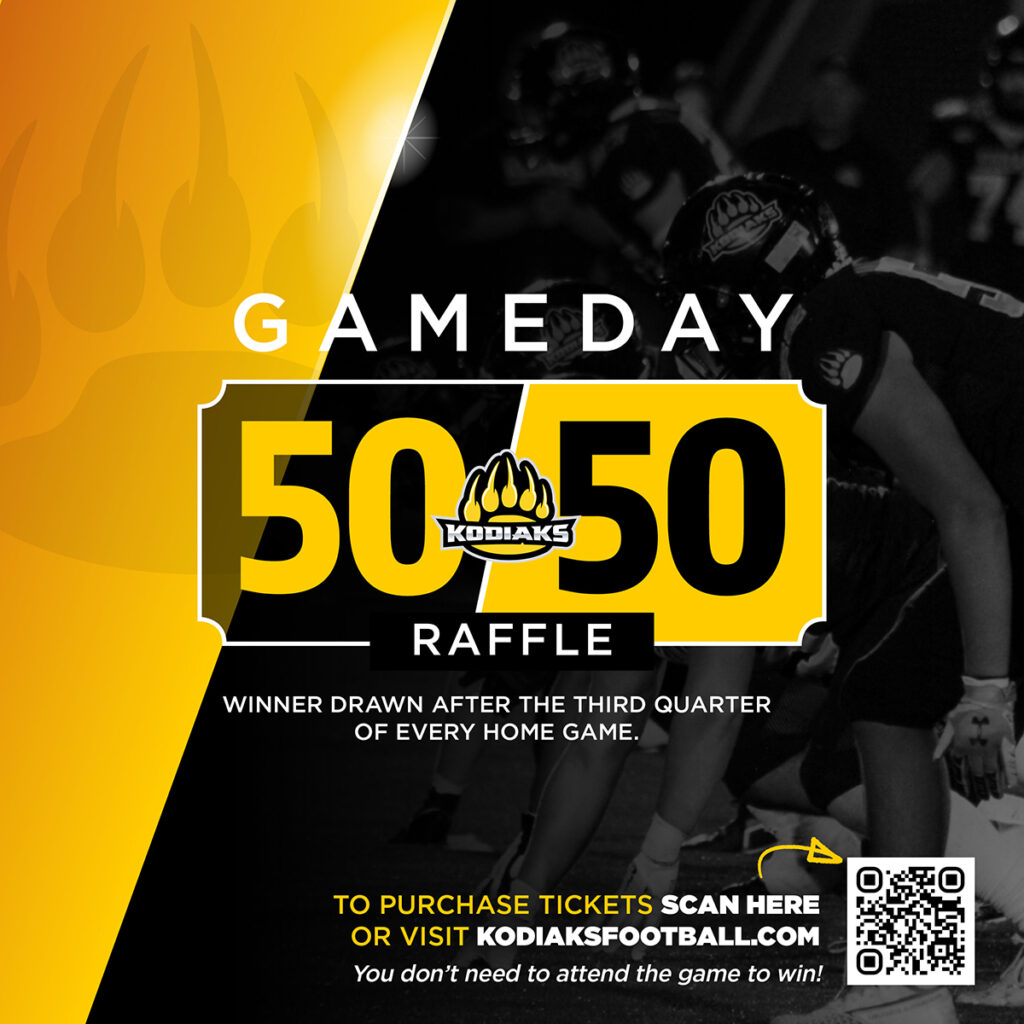 Kodiaks Gameday 50/50 – Social Graphic
