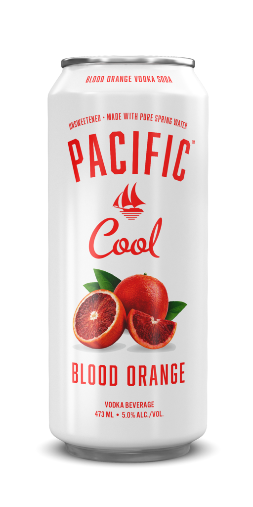 Pacific Cool Blood Orange Vodka Soda