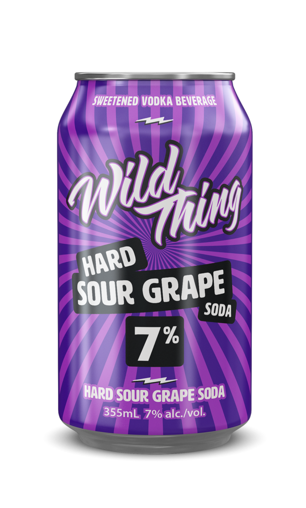 Wild Thing Hard Sour Grape Vodka Soda